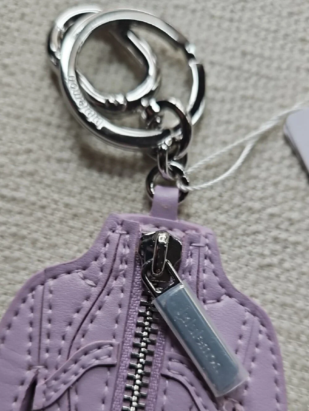 lululemon athletica Lavender Define Jacket Keychain Charm